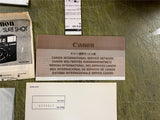 Vintage Canon AF35M Autoboy Auto Focus 35mm Film Camera BOX AND PAPERWORK ONLY!!