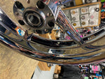 Hoopla 20x5 Custom 5 Spoke Mag wheel Chrome Harley Touring FLH Glide Bagger Chop