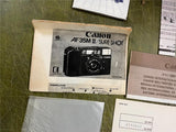 Vintage Canon AF35M Autoboy Auto Focus 35mm Film Camera BOX AND PAPERWORK ONLY!!