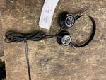 Vtg Ham Radio Headphones Pilot Military Tank Ear Calrad RH-40 Japan Electronics