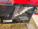 Mirror Saddle Shields Heat Deflectors Harley Touring FLH Street Road Glide 1997-