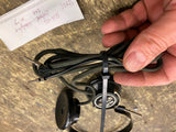 Vtg Ham Radio Headphones Pilot Military Tank Ear Calrad RH-40 Japan Electronics