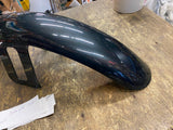 Black Pearl Front fender Harley Dyna Wide Glide Softail Custom 21" wheel OEM Nic