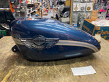 HARLEY 2003 Sportster 100th Anniversary OEM Gunmetal Blue Emblems Fuel Gas Tank