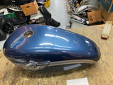 HARLEY 2003 Sportster 100th Anniversary OEM Gunmetal Blue Emblems Fuel Gas Tank