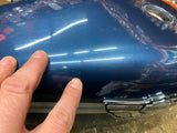 HARLEY 2003 Sportster 100th Anniversary OEM Gunmetal Blue Emblems Fuel Gas Tank