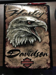 HARLEY DAVIDSON ANDE ROONEY METAL SIGN FOR YOUR MAN CAVE - EAGLE CARD