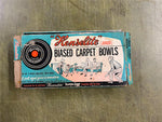 Vintage 1950s Made In Australia Henselite Biased Carpet Bowls Incomplete In Box