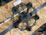 Vtg 20's Cast Iron Chandelier ART DECO Nouveau era Filigree Victorian Antique!