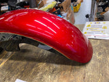 Lazer Red Pearl black Front fender Harley Fatboy FLSTF 1998 smalls