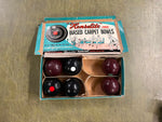 Vintage 1950s Made In Australia Henselite Biased Carpet Bowls Incomplete In Box