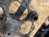 Vtg 20's Cast Iron Chandelier ART DECO Nouveau era Filigree Victorian Antique!