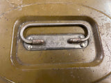 Vintage Made In USA Bright Star Military Metal Money Box No Key