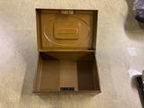 Vintage Made In USA Bright Star Military Metal Money Box No Key