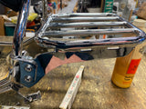 Holdfast Backrest Sissybar Harley Softail Heritage Pad Luggage Rack OEM