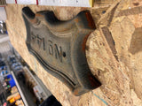 Vtg Cast Iron House Number Door Plaque Sign 144 Antique 20's Victorian Art Deco!