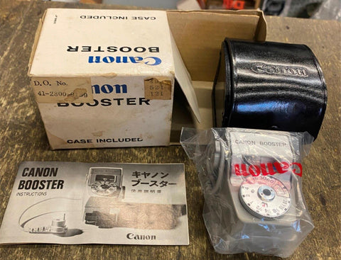 Canon Booster Light Meter Flash Camera Photography Case Box 35mm
