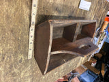Vtg primitive wooden tool tote caddy box 1900's Rustic Home Decor American Antiq