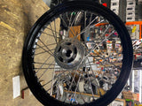 OEM Black Spoke Front Wheel 19 X2.15 Harley Dyna Street Bob 49mm forks 2006^ FXD