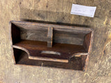 Vtg primitive wooden tool tote caddy box 1900's Rustic Home Decor American Antiq