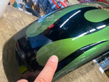 2022 Envious Green Flames Street Road Glide FLHX CVO Front Fender Harley Touring