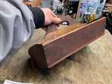 Vtg primitive wooden tool tote caddy box 1900's Rustic Home Decor American Antiq