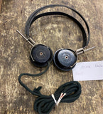 Vtg WWII ACME TRIMM Inc Tube Radio Headset AUDIO earPHONES Ham Military Electron