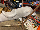 Vtg Gametime Aluminum Saddle Mates Kids Ride Rocket Carnival Amusement park Toy!