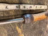 Vtg primitive wooden Handle tools Screwdriver Flat Blade Stanley? 14" Unique