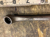 Vtg aerospace style wrench 1/2" 9/16 Chrome Moly Tools Box End USA Aircraft kit