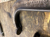 Vtg Armstrong No. 404 heavy-duty forged C-clamp USA Tools Woodworker Machinist