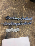 HARLEY OEM Heritage Softail Front Fender Emblems FLSTC Chrome Pr Evo Twin Cam