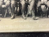 VTG Antique WW1 U.S. Military Photograph 323rd Field Artillery 32nd Division