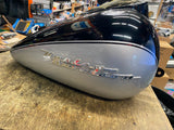 Black Silver GAs fUEL Tank Harley Road King FLHR 2004-2007 Emblems Nice!