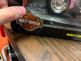1999 Hot Wheels Collectibles Harley Davidson Softail~ Purple w/Flames 1:10 Scale
