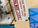 Vtg Fuller masonry drill bit display rack Sign Advertising Hardware Store Tin 60