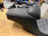 STep Up Seat Harley Touring FLH Street Road Glide Ultra Diamond Stitch Pad 08^