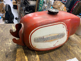 Vtg Harley Aermacchi Leggero M-50 M-65 motorcycle fuel Gas tank Display Art Cave