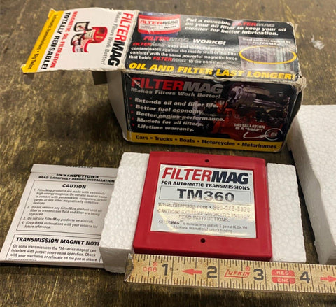 FilterMAG TM360 TRANSMISSION MAGNET REUSABLE NEODYMIUM MAGNETS - BRAND NEW