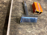 Vtg GEM Micromatic  Single Edge Safety Shaving Razor W Blades Box Travel Size