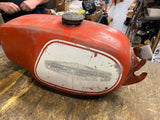 Vtg Harley Aermacchi Leggero M-50 M-65 motorcycle fuel Gas tank Display Art Cave