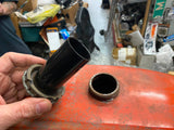Vtg Harley Aermacchi Leggero M-50 M-65 motorcycle fuel Gas tank Display Art Cave