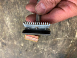 Vtg GEM Micromatic  Single Edge Safety Shaving Razor W Blades Box Travel Size