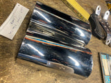Chrome Front Fork Slider Covers FLH Glide Shovelhead Evo twin Cam Ultra Heritage