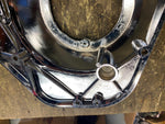 Chrome Primary Clutch Cover Touring FLT FXR 1980-1984 Tour Glide FLHS Speed Rubb
