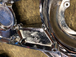 Chrome Primary Clutch Cover Touring FLT FXR 1980-1984 Tour Glide FLHS Speed Rubb