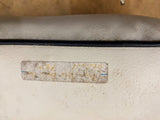 Vtg Seat Pad Harley Panhead shovelhead Acc Sissybar grabrail Backrest white budd