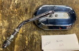 OEM Harley Oval MIrror Logo Softail Touring Dyna Sportster FActory Chrome Custom