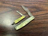 Vintage Made In N.Y. USA Utica Mother Of Pearl Pocket Knives New York