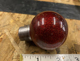Vtg Shift KNob Metalflake Red Harley Panhead Knucklehead flathead Tank shift Tru